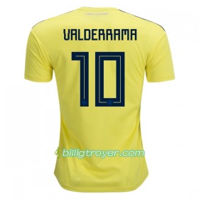 Billige Fotballdrakter Colombia Valderrama 10 VM 2018 Hjemmedraktsett